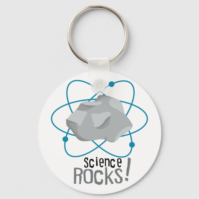 Science Rocks! Keychain (Front)