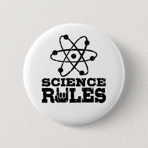 Science Rules 2 Inch Round Button