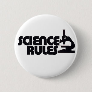 Science Rules 2 Inch Round Button