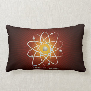 SCIENCE RULES! - Atom (007) Lumbar Pillow