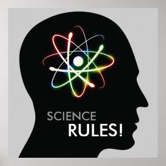 SCIENCE RULES! | Geek Gifts Poster