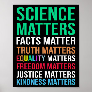 Science S Facts Truth S Equality S Poster