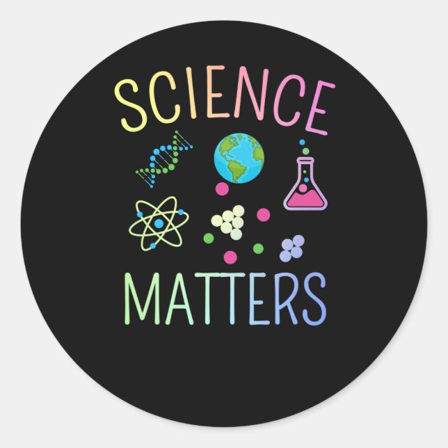 Science S - Funny Science Pun Sticker  (Front)