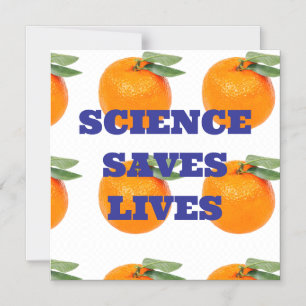 SCIENCE SAVES LIVES MAGNET