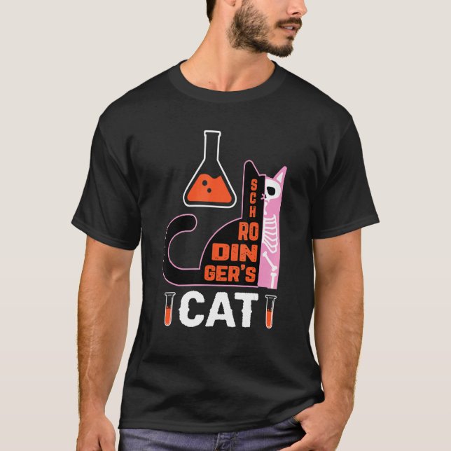 Science  Schrodinger's Cat T-Shirt (Front)