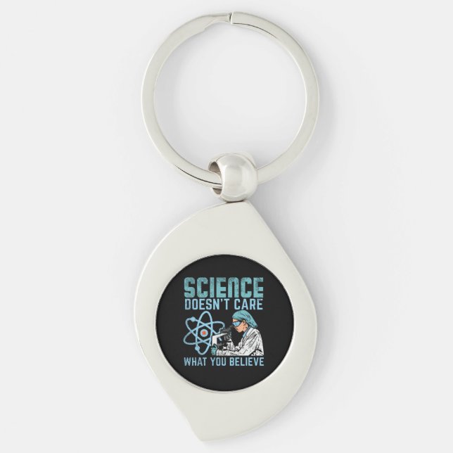 Science Scientist  Keychain (Front)