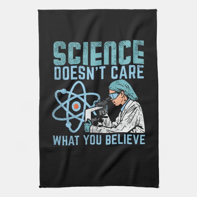 Science Scientist Kitchen Towel (Vertical)