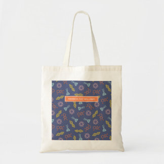 Science / Scientist - Your Name /Monogram DNA Tote Bag