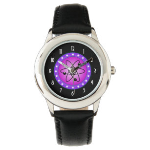 Science Symbol on a Pink background Watch