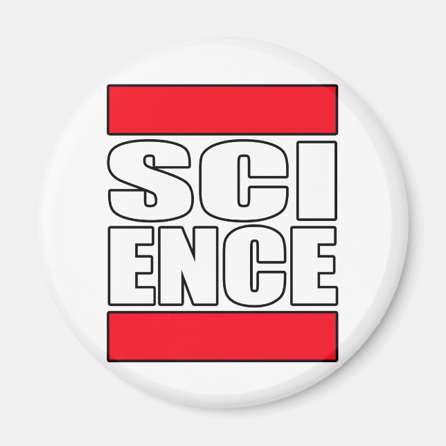 Science t shirt magnet (Front)