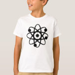 Science T-Shirt (White)<br><div class="desc">This kid's tee displays your rocket science passion with a blown-up atom particle. Option to change colour,  size,  and style.</div>