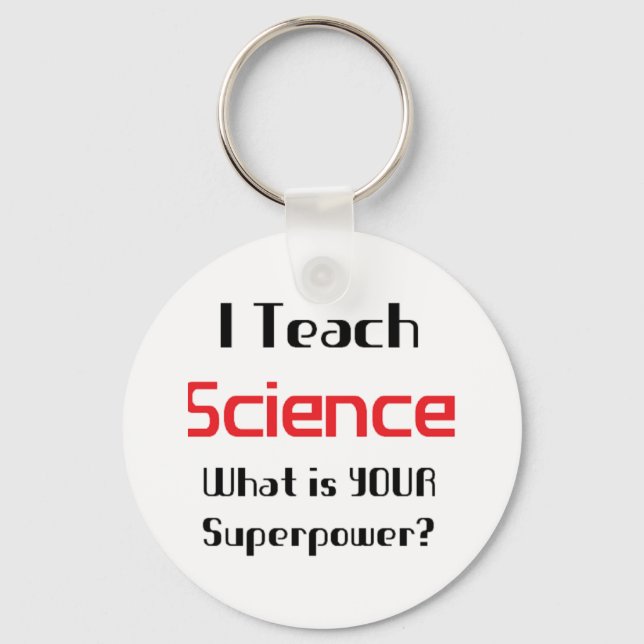 science teach keychain (Front)