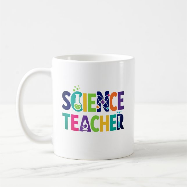 Science Teacher Appreciation Gift Coffee Mug (Left)