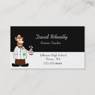 Science Teacher Business Card