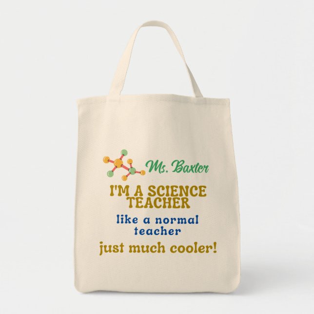 Science Teacher  Canvas Tote Bag (Front)