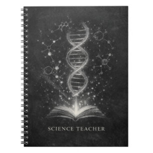 Science Teacher Chalk Dust Constellation Art Notebook