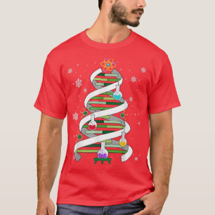 Science Teacher Christmas Tree For Scientist Funny T-Shirt
