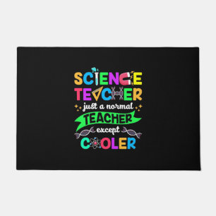 Science Teacher Cool Doormat