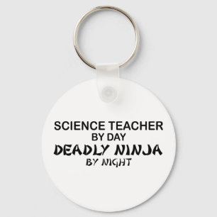 Science Teacher Deadly Ninja Keychain