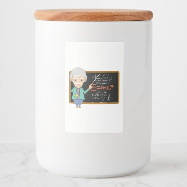 Science Teacher EMC2 Formula Food Label (Front)