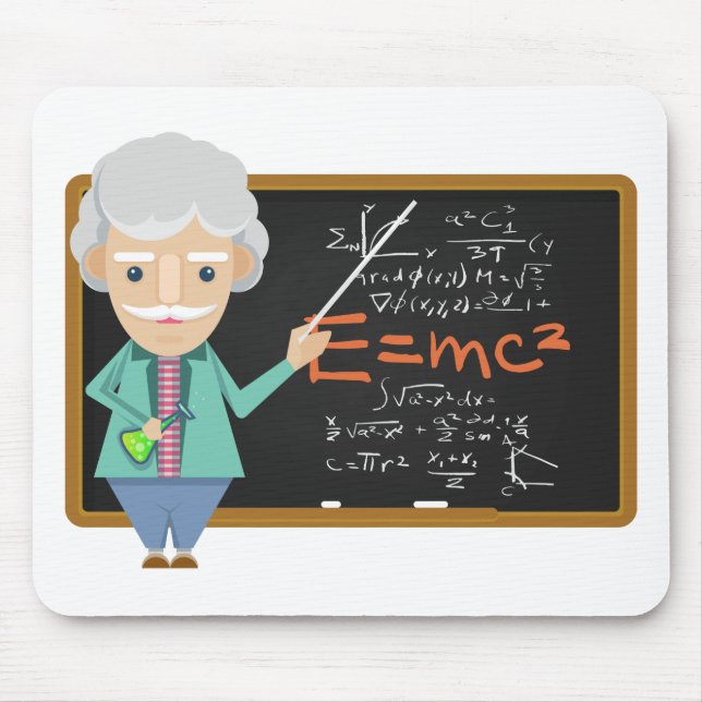 Science Teacher EMC2 Formula Mouse Pad (Front)
