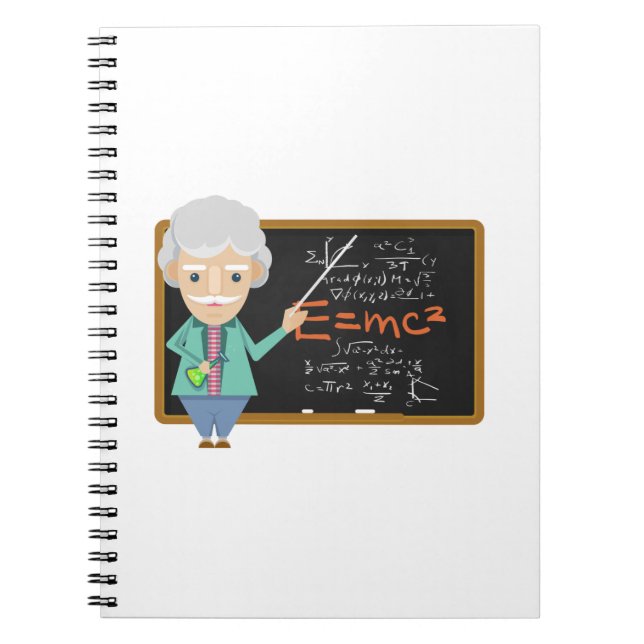 Science Teacher EMC2 Formula Notebook (Front)