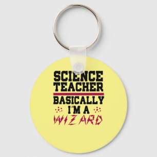 Science teacher keychain