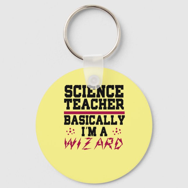 Science teacher keychain (Front)