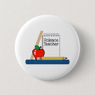 Science Teacher (Notebook) 2 Inch Round Button