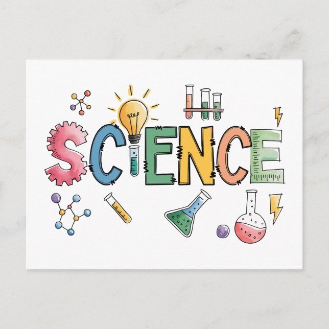 Science Teacher Postcard (Front)