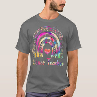 Science Teacher Tie Dye Rainbow Back To School 219 T-Shirt