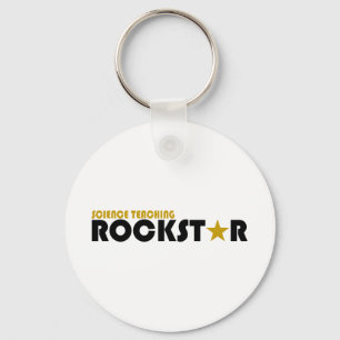 Science Teaching Rockstar Keychain