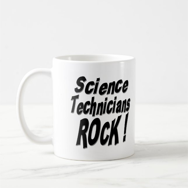 Science Technicians Rock! Mug (Left)