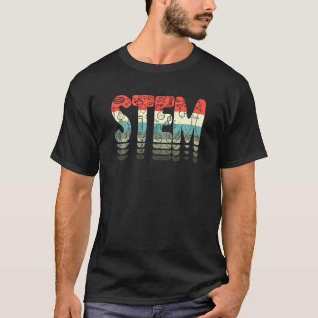 Science Technology Engineering Math Squad Teacher  T-Shirt (Front)