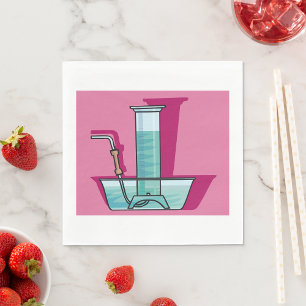 Science Test Tube Napkin