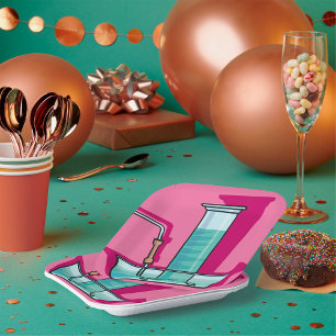 Science Test Tube Paper Plate