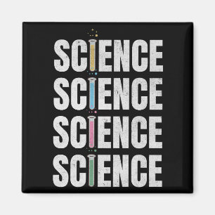 Science text design magnet