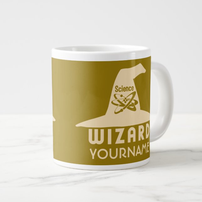 Science Wizard custom colour mugs (Front Right)