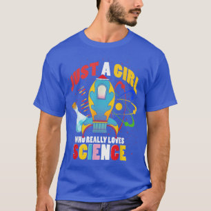 Science Women Girls Chemistry Physics Scientist Sc T-Shirt