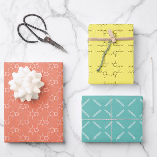 Science Wrapping Paper Sheet