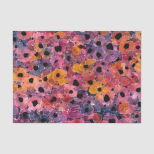 Scientific Abstract Art: Bloom Ink Blot Pattern Tissue Paper