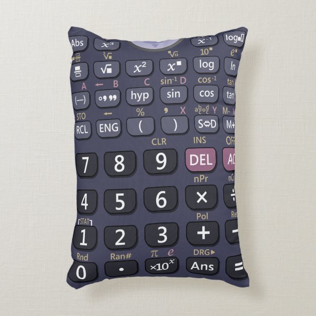 Scientific calculator accent pillow (Front(Vertical))