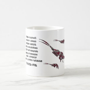 Scientific classification for the brill krill  coffee mug