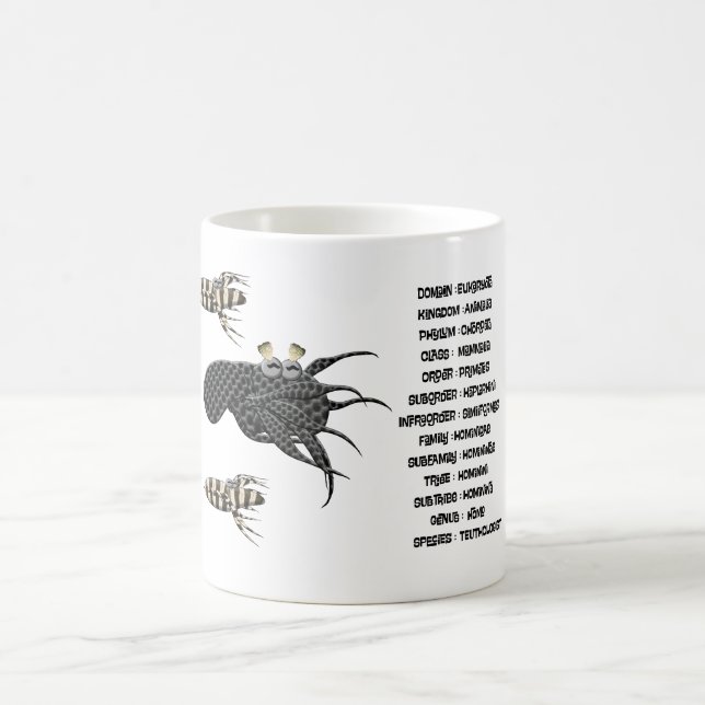 Scientific classification for the teuthologists.  coffee mug (Center)
