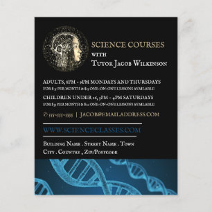 Scientific Design, Science Course Advertising Flyer
