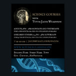 Scientific Design, Science Course Advertising Poster<br><div class="desc">Scientific Design, Science Course Advertising Poster By The Business Card Store.</div>