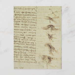 Scientific diagrams postcard