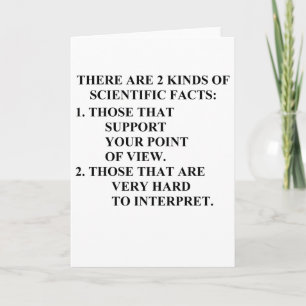 scientific facts card