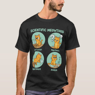 Scientific Meowthod Funny Cat Science Animal T-Shirt