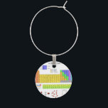 Scientific Periodic Table of the Elements Wine Charm<br><div class="desc">The periodic table of the elements makes a wonderful image for our gifts. For the scientific scientist in your life.</div>